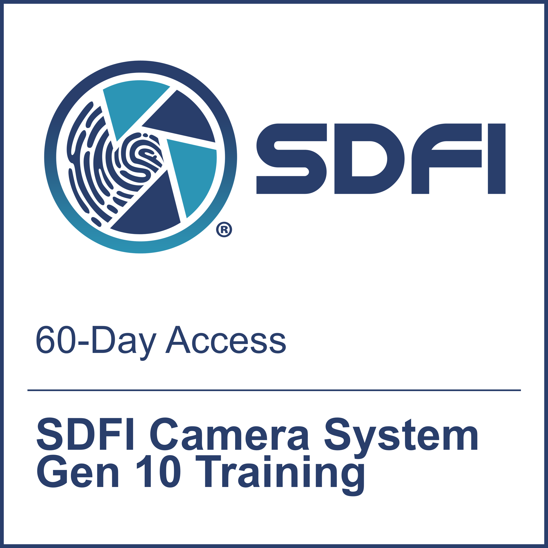 SDFI - G10 Training - 60 Day Access