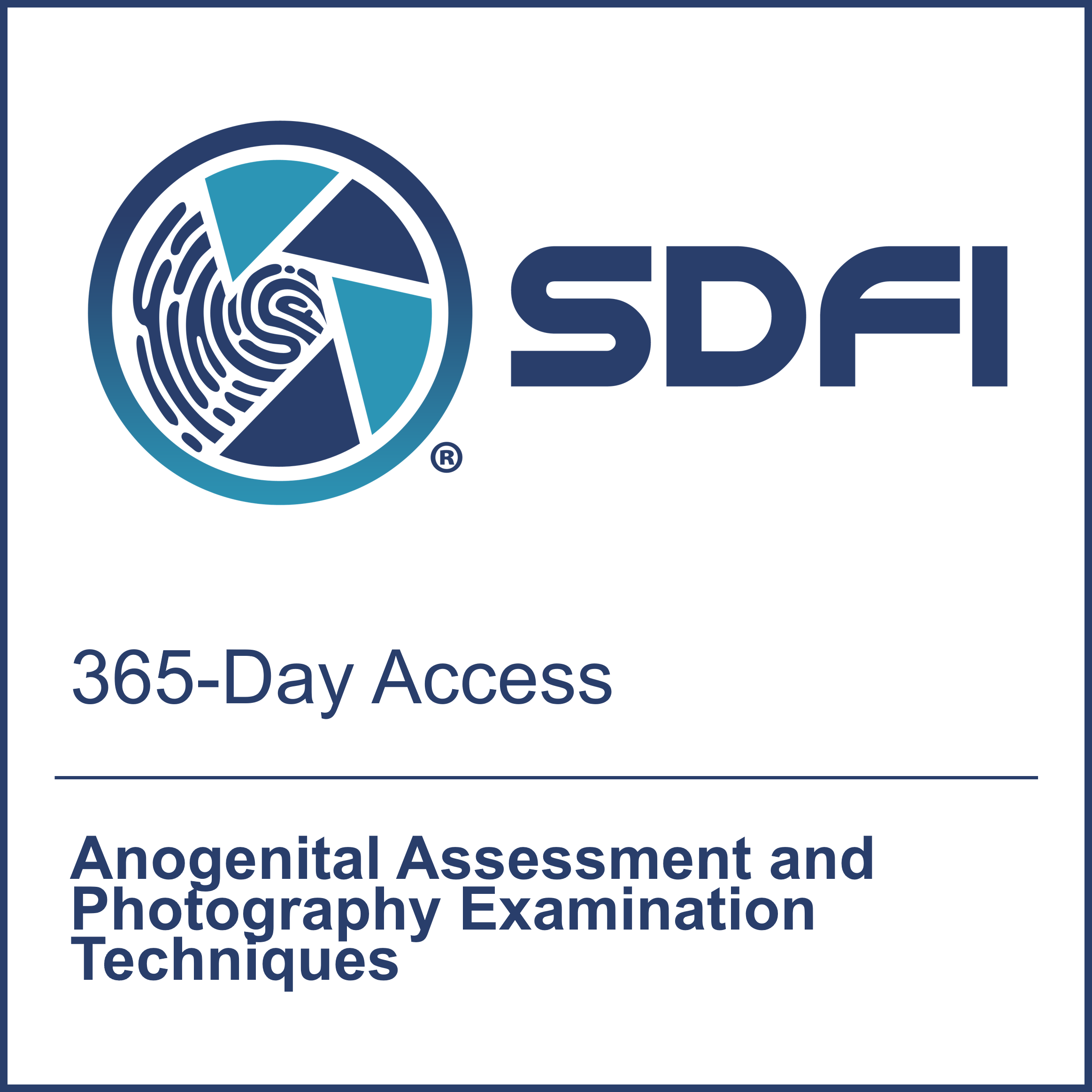 Anogenital Assessment and Photography Examination Techniques - 365 Day Access