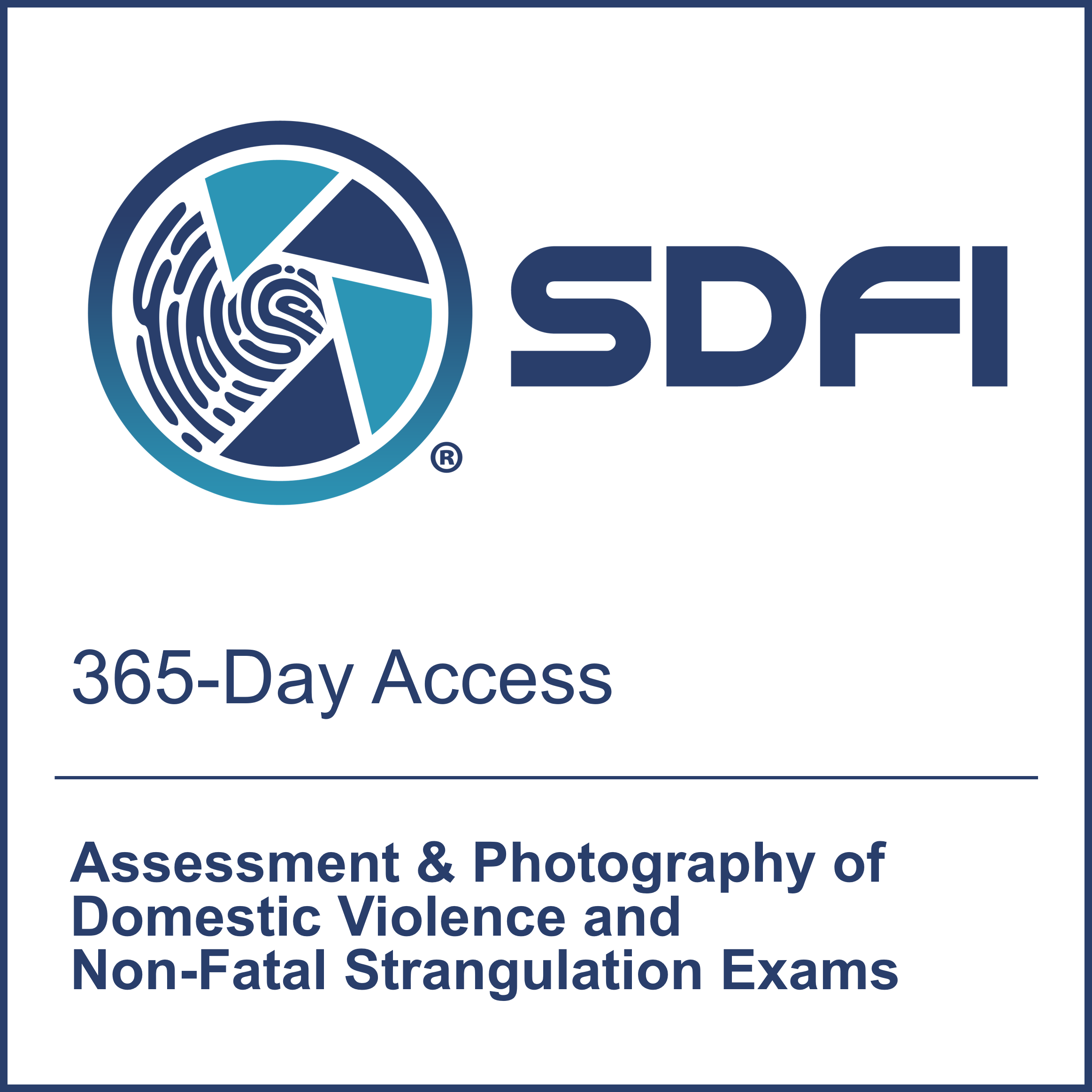 Assessment & Photography of Domestic Violence and Non-Fatal Strangulation Exams - 365 Day Access